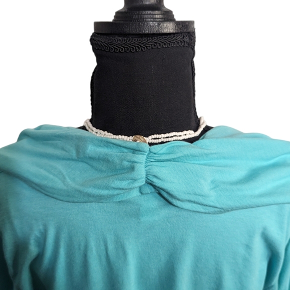 CHAPS | Cardigan Waterfall lightweight Sweater | Mint | Medium - Picture 5 of 9